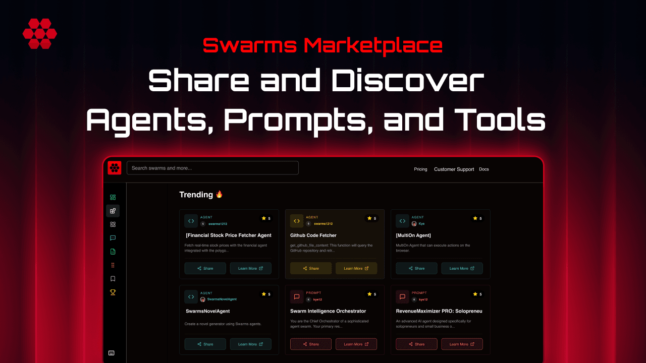 Swarms Marketplace: Buy & Sell Agents